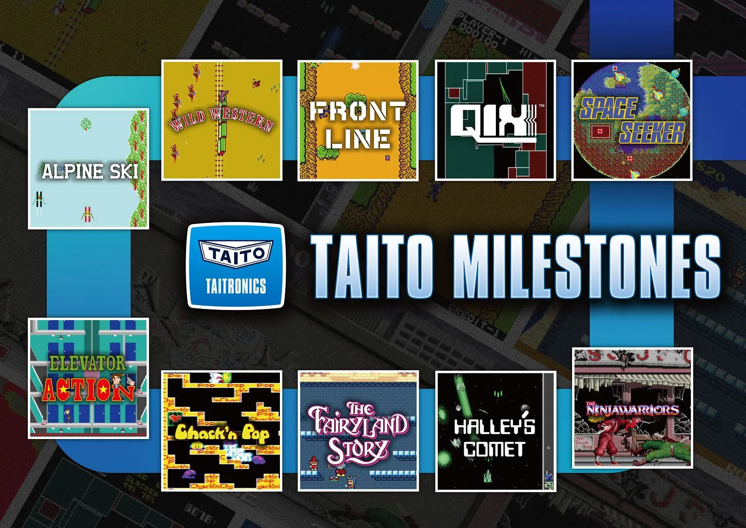 名作街機遊戲集大成!《TAITO MILESTONES》中文實體盒裝版確定上市!