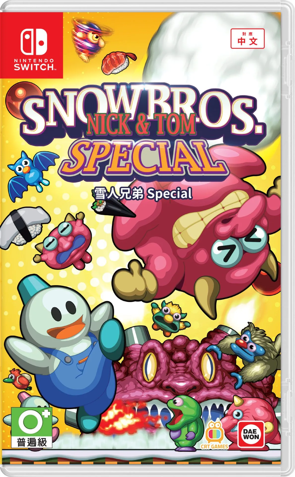 Nintendo Switch 《雪人兄弟 Special》發售日延期至5月19日,中文版畫面首度公開