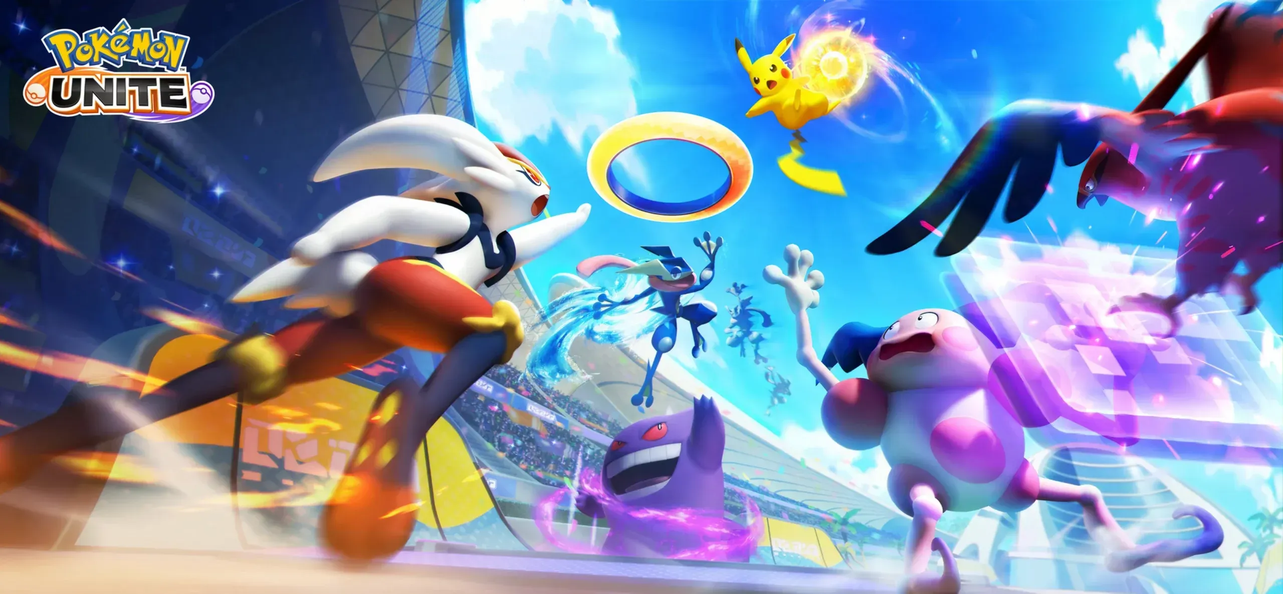 智慧型手機版『Pokémon UNITE(寶可夢大集結)』1月20日,台灣區服務上線!不要錯過皮卡丘的「慶典風格」特別電子服的入手機會!