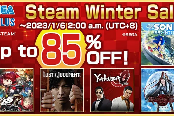 「Steam Winter Sale」特賣現正舉辦中!在PC上暢玩SEGA/ATLUS的遊戲吧!