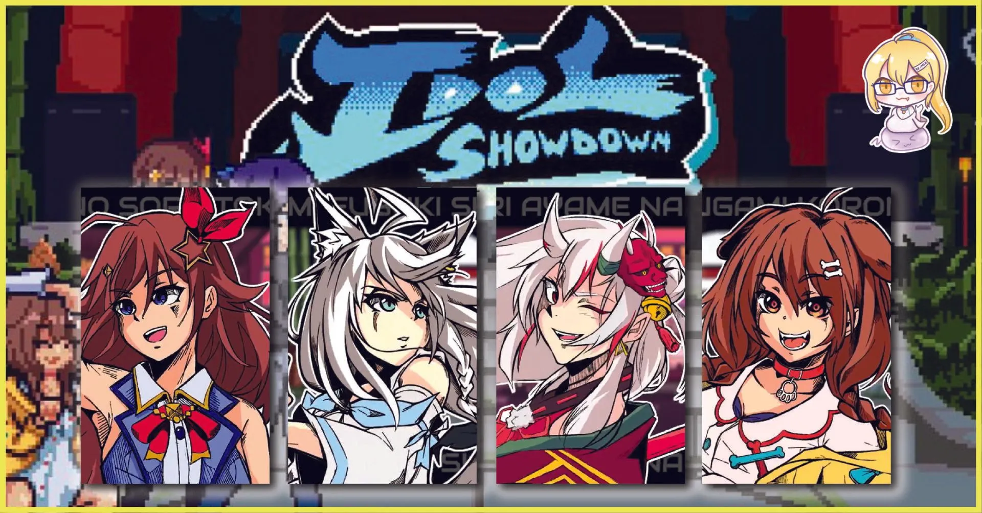 又一款 Hololive 免費同人遊戲 在《Idol Showdown》中打出最強連段吧!
