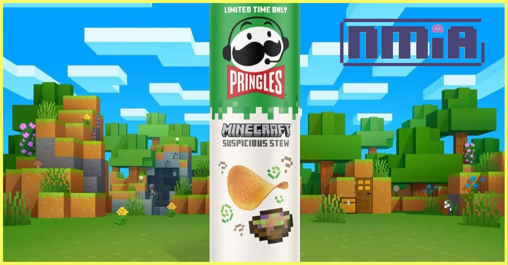 「品客」 X《Minecraft》推出「可疑的燉湯」口味洋芋片 官方:別擔心 吃了不會失明
