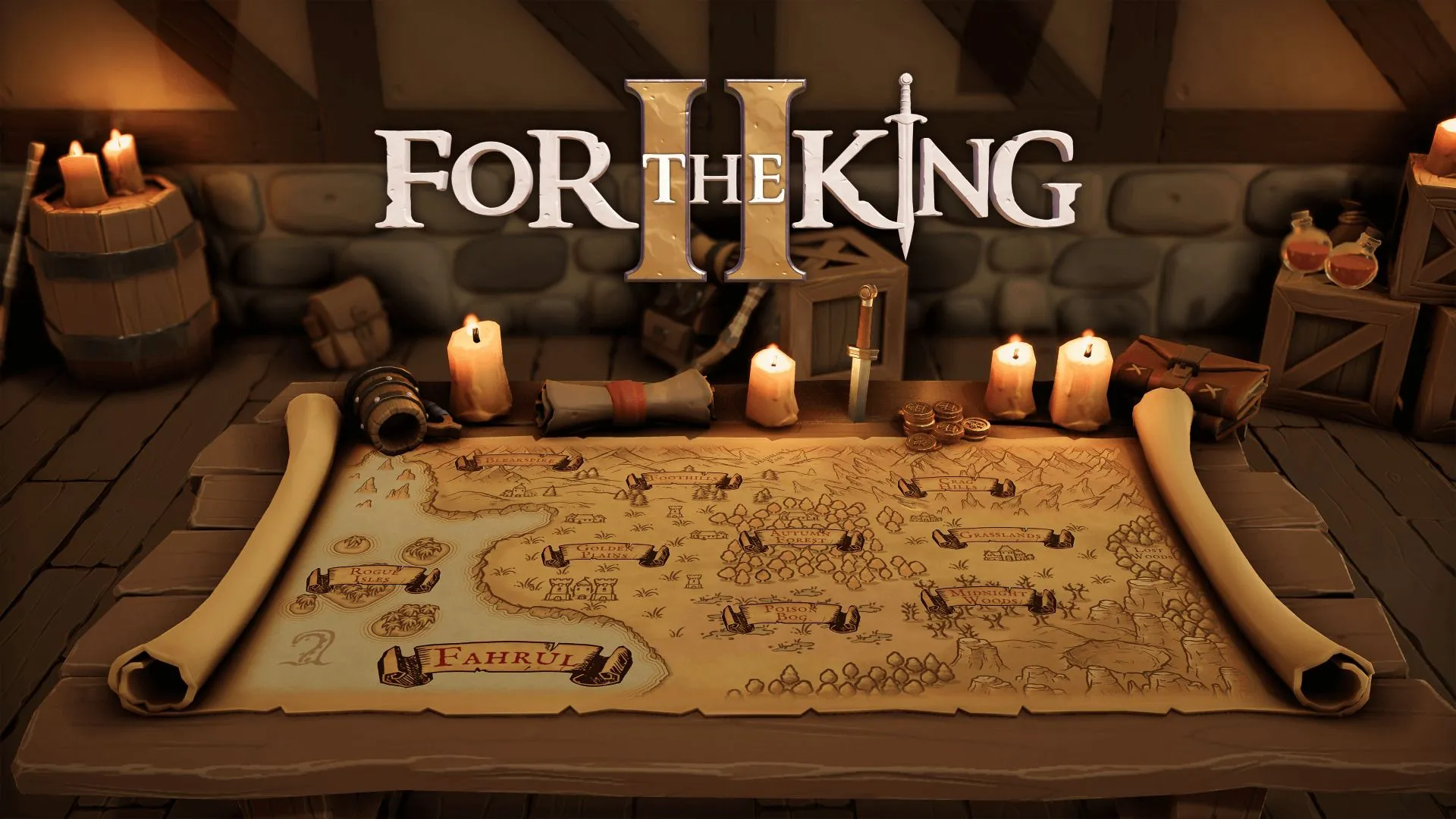 人氣續作《爲了國王 2》For The King II 正式發表,支援4人連綫桌游玩法RPG