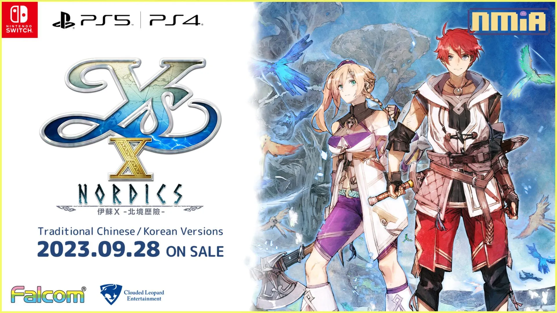 Coming to Nintendo Switch™/PlayStation®5/PlayStation®4 Ys X: Nordics Introducing the Sandras and her crew!