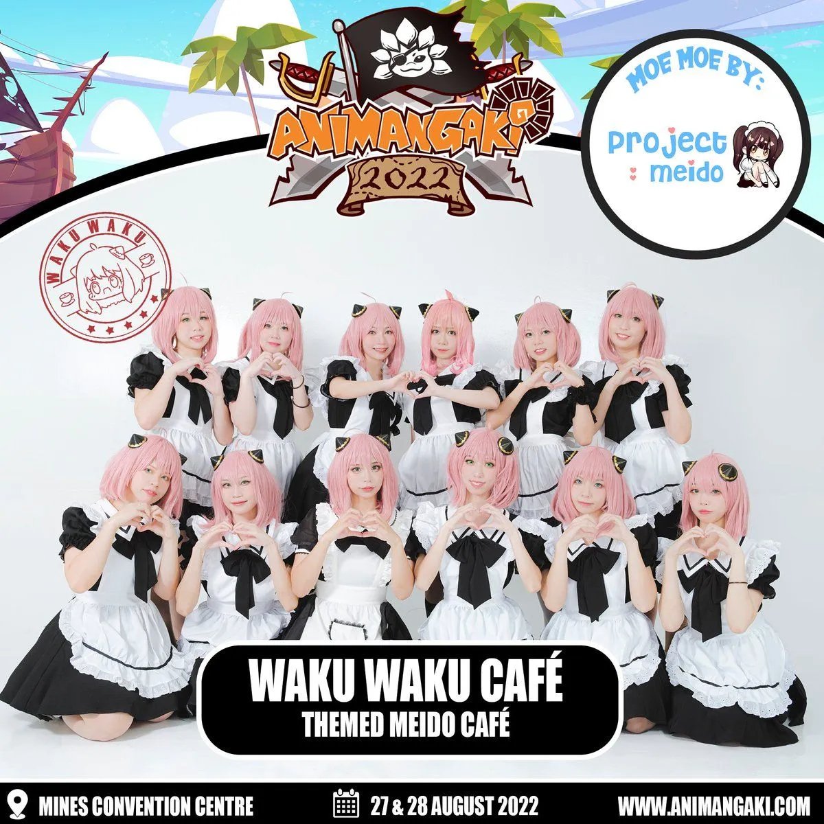 用魔法照亮你一天的女仆咖啡廳Waku Waku Maid Cafe!