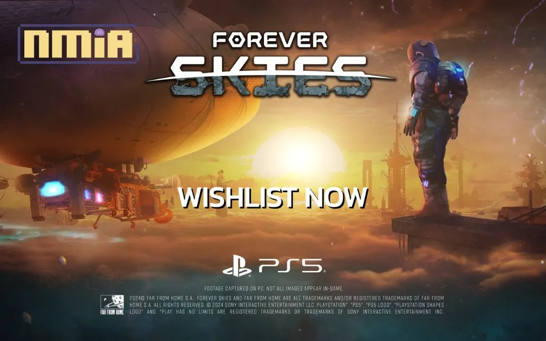 科幻生存冒險遊戲《Forever Skies》將作為PS5的“主機獨占遊戲”正式推出