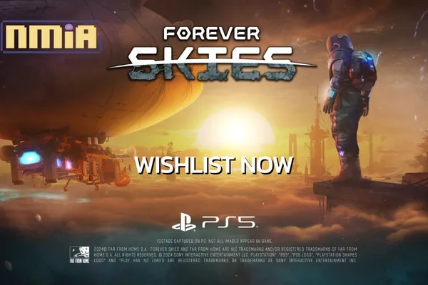 科幻生存冒險遊戲《Forever Skies》將作為PS5的“主機獨占遊戲”正式推出