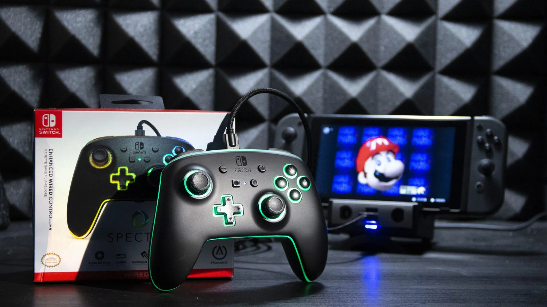手感優良,價位略低高性價比的“PowerA Spectra Enhanced Wired Controller for Nintendo Switch”手把評測