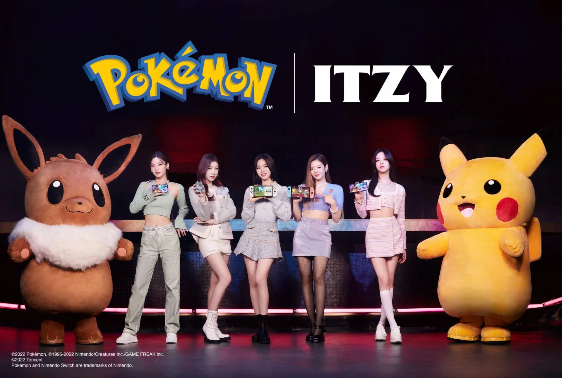 《寶可夢》和人氣K-POP團體「ITZY」 推出超大型合作企劃! 搭配曲為播放次數突破4億次※的重磅金曲「WANNABE」 合作企劃第1彈從2022年2月9日起展開 Nintendo Switch軟體《寶可夢傳說 阿爾宙斯》