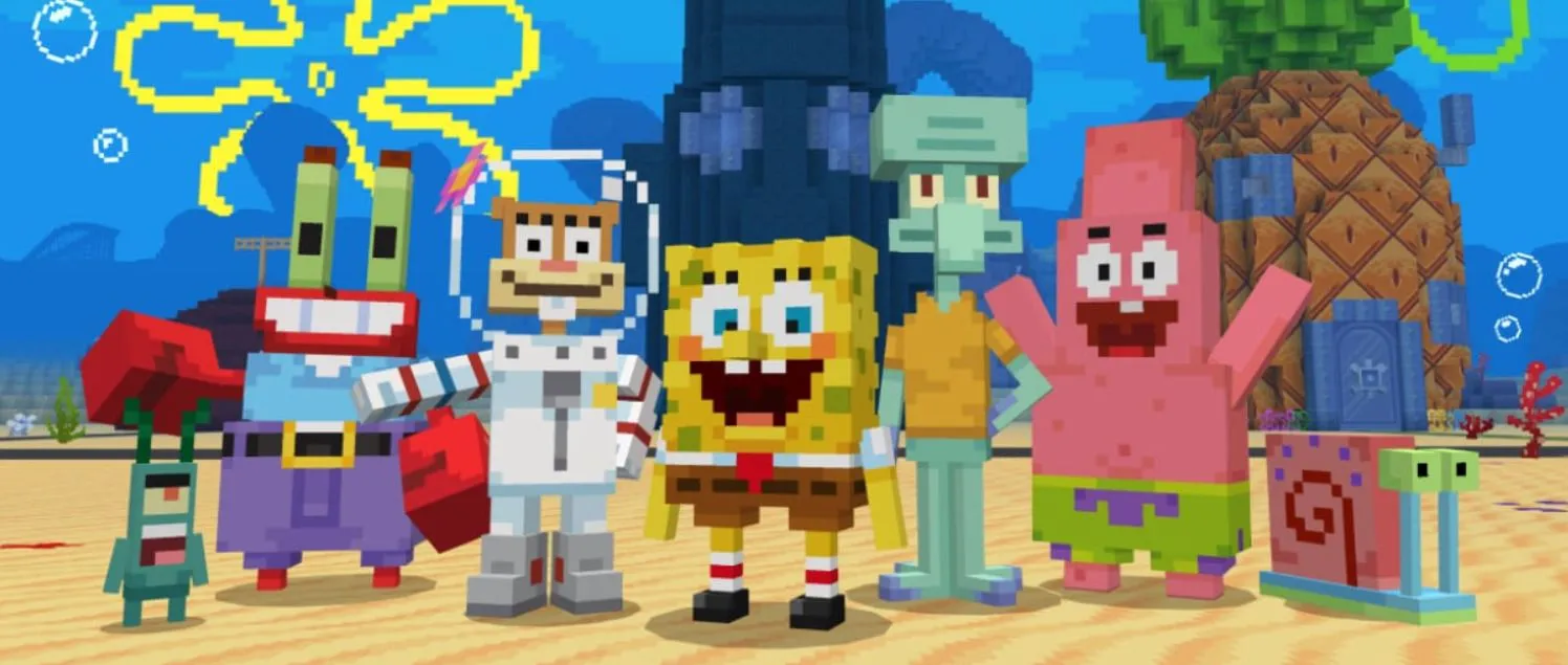 《Minecraft》將迎來 海綿寶寶主題 DLC 一起向客人丟漢堡