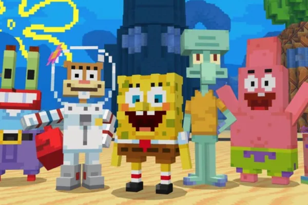 《Minecraft》將迎來 海綿寶寶主題 DLC 一起向客人丟漢堡