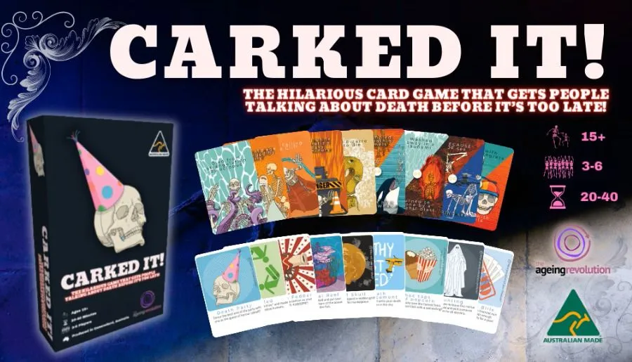 【Tabletopia】一個充滿生、死和來生的搞笑紙牌遊戲Carked It