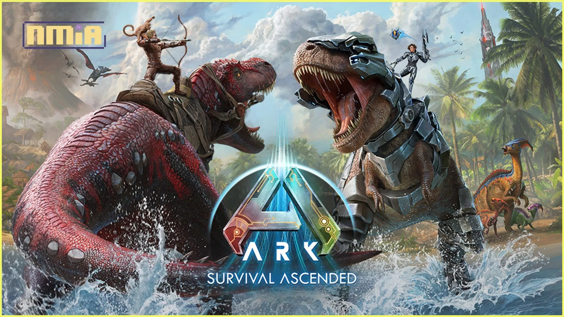 開放世界恐龍生存動作遊戲 PlayStation®5版 《ARK : Survival Ascended》 免費追加地圖「核心島」已上架! 同步推出付費DLC,將可解鎖全新的生物!