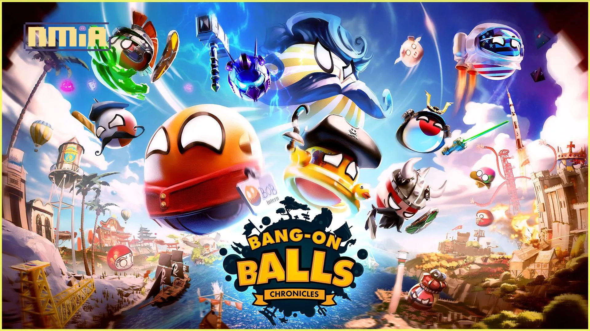 Bang-On Balls: Chronicles《波蘭球:編年史》 現可在香港任天堂Switch™數碼平臺上購買 《波蘭球:編年史》歷史摻雜着歡鬧!在這奇特的3D平臺作品中滾動、粉碎和猛擊,穿越時空。