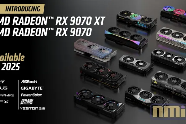 【CES 2025】AMD 公開了整合 AI 的 RDNA 4 架構 Radeon RX 9070 XT / RX 9070 GPU 將於 2025年第一季上市