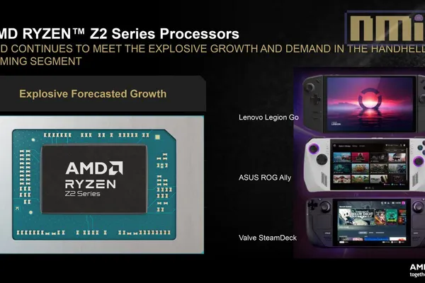【CES 2025】AMD 公開了內顯規模更大的 Ryzen Z2 系列掌機處理器,於 2025年第一季上市