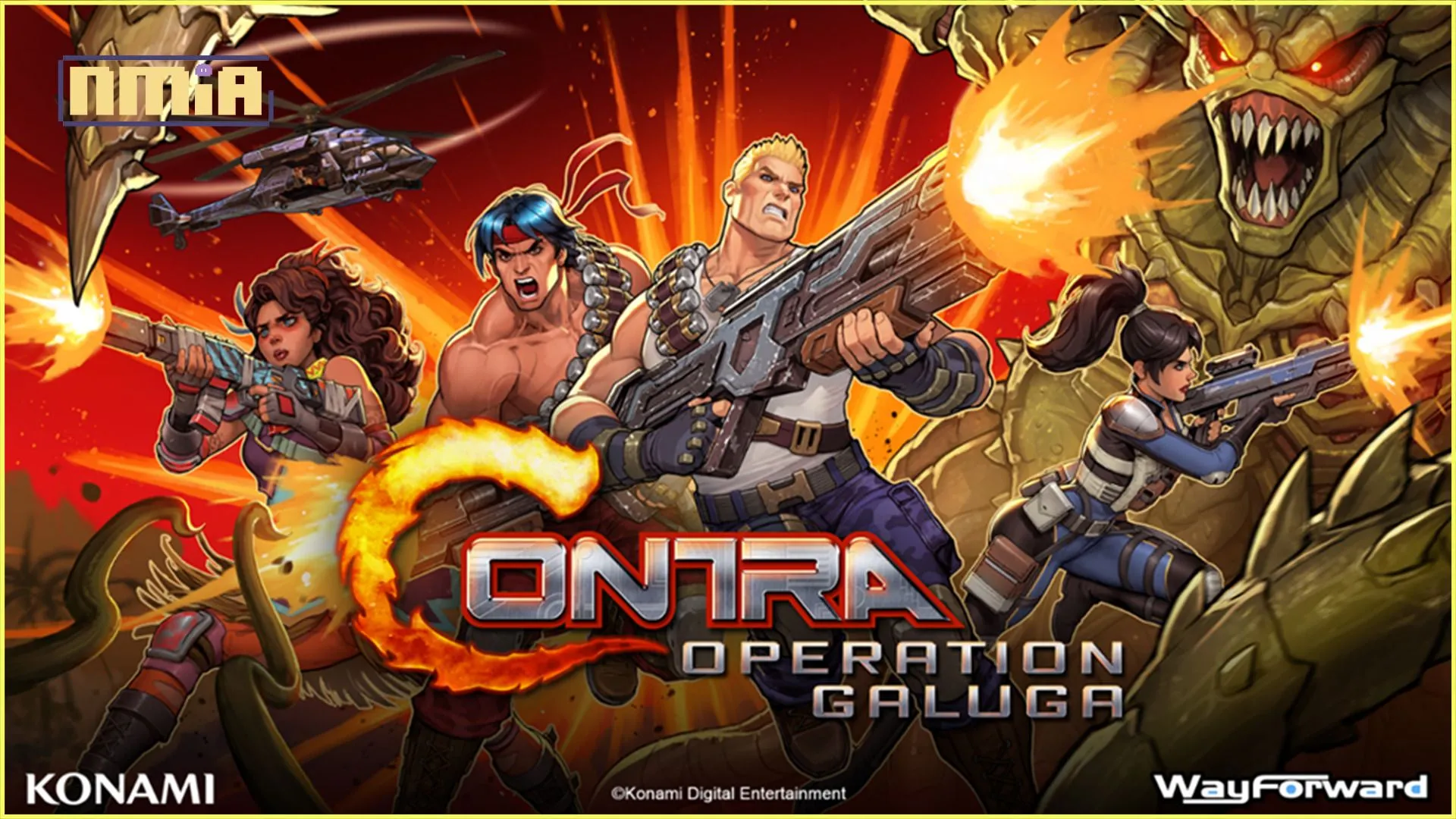 CONTRA: OPERATION GALUGA 現已推出! KONAMI 與 WayForward 傳承定義橫向動作射擊類型系列作 突破性新作品殺進遊戲主機與 PC!