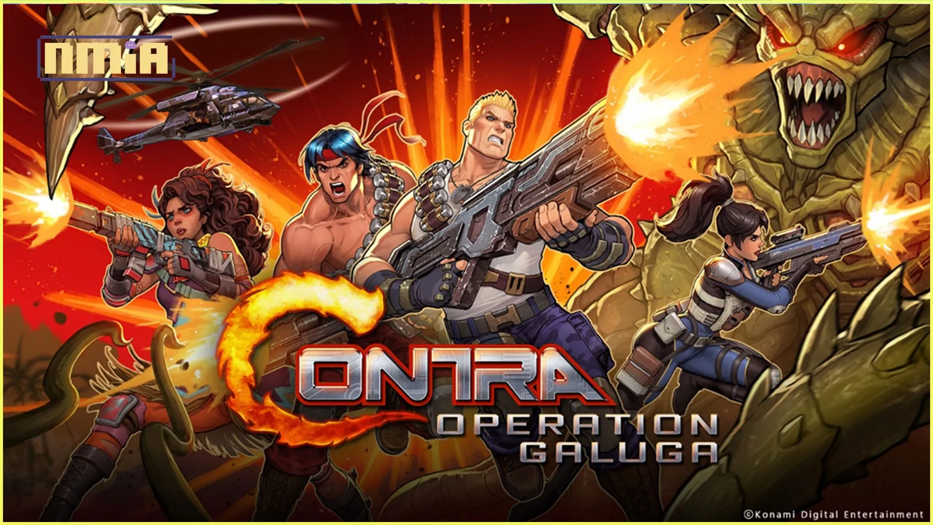 CONTRA: OPERATION GALUGA 任務於 3 月 13 日展開 試玩與預購現已開放! 在體驗版中以橫向動作射擊殺開血路,準備好在下個月迎接 來自 KONAMI 和 WayForward 的經典遊戲再裝填重生