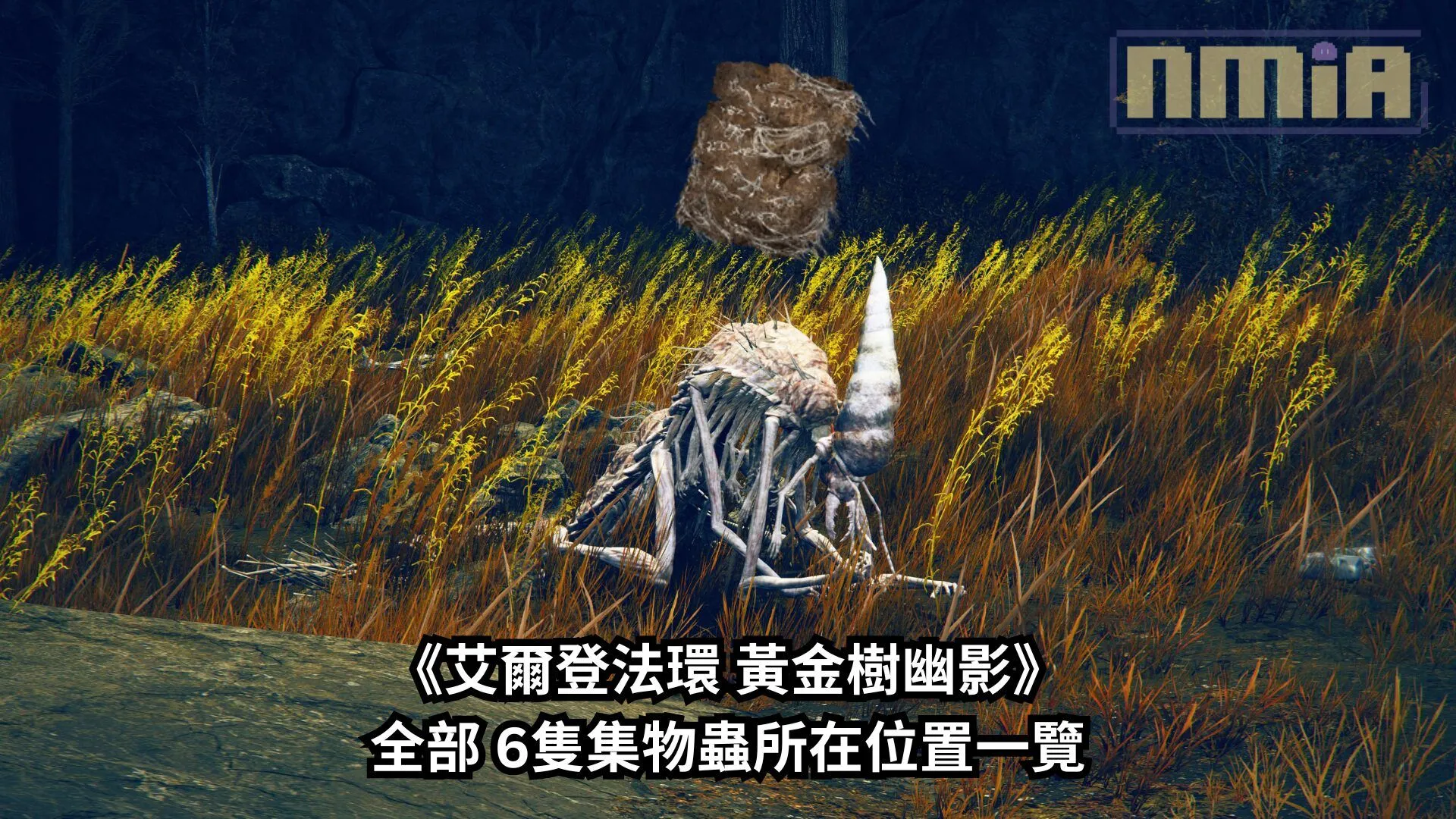 《艾爾登法環 黃金樹幽影》全部 6隻集物蟲所在位置一覽,集物蟲的製作筆記 7本全蒐集