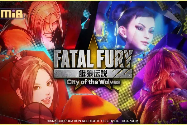 新作格鬥遊戲《餓狼傳說 City of the Wolves》中, 來自《STREET FIGHTER》的「肯」與「春麗」決定參戰!