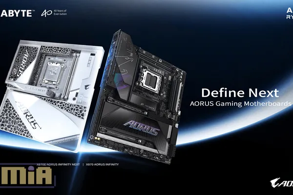 【COMPUTEX 2026】技嘉正式發表 40 週年紀念版 X870E 與 X870 AORUS INFINITY 主機板,AI 超頻與極限散熱技術同步進化!