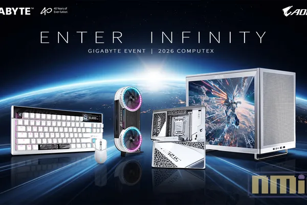 【COMPUTEX 2026】技嘉於 COMPUTEX 2026 正式發表「ENTER INFINITY」全新產品陣容,40 週年迎接 AI 與高效能運算新時代!