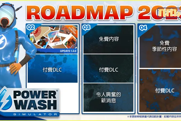 《POWERWASH SIMULATOR》推出免費擴充更新