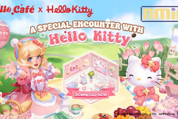 Hello Café 讓你開設一家以 Hello Kitty 為主題的甜美夢幻咖啡店,慶祝這隻 Sanrio 吉祥物的50週年!
