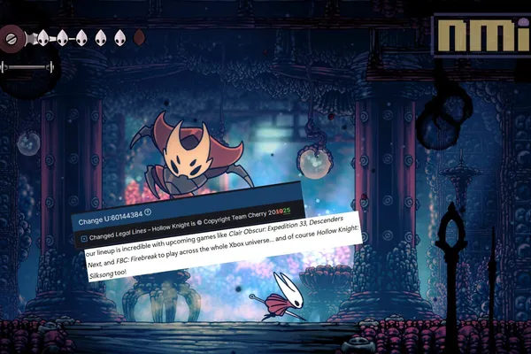 沉寂了六年,《空洞騎士:絲之歌》Steam 更新版權年份,並被 Xbox 官方列為是「即將推出的遊戲」!