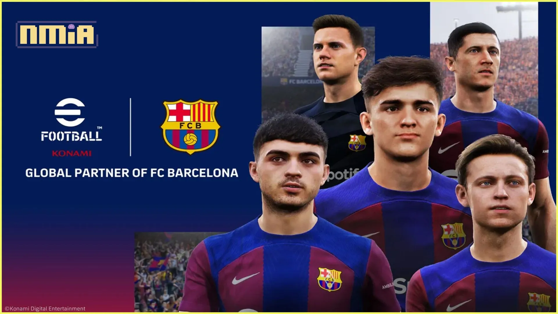 KONAMI與FC BARCELONA續簽合作夥伴關係! 西班牙冠軍球隊簽署續約協議,繼續作為 eFootball™ 系列的核心俱樂部之一