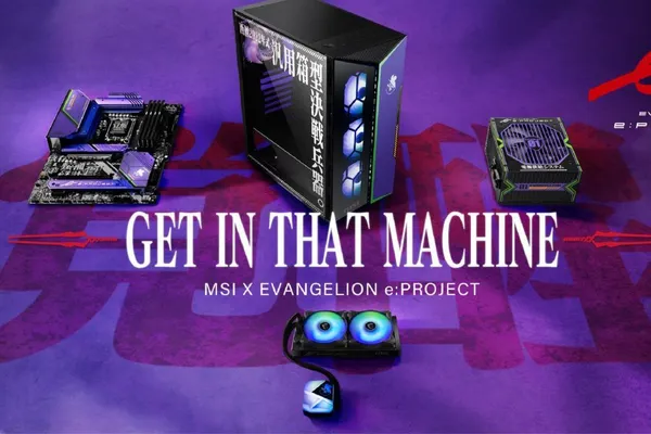 MSI宣布與日本動漫新世紀福音戰士合作 – MSI X EVANGELION e: PROJECT Collection