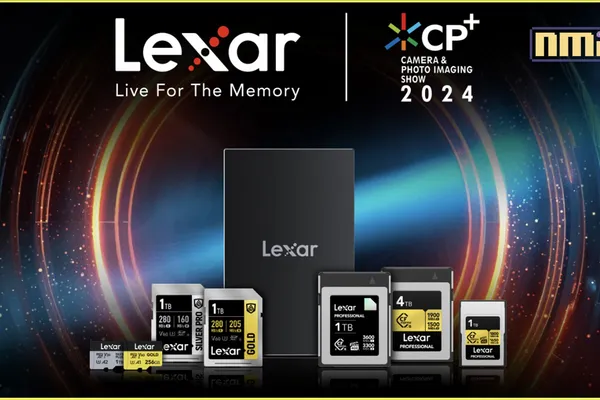 Leading Flash Memory Comes to Japan! Lexar Exhibits Industry-Leading High-End Products at CP+ 2024