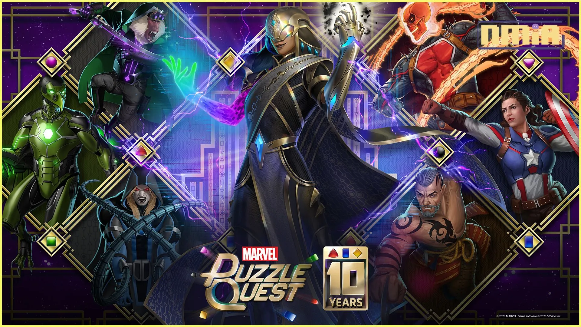 慶祝《MARVEL PUZZLE QUEST》十週年 與505 Games 進入漫威宇宙
