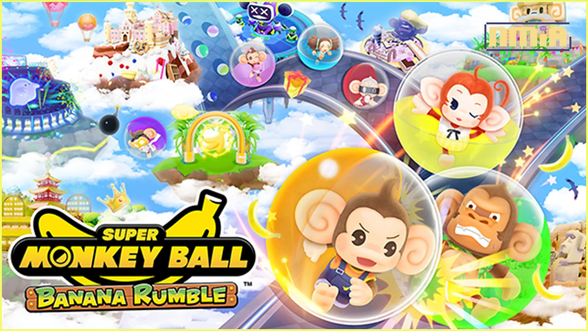 A Must-Have Party Game That's Totally Bananas! – Super Monkey Ball Banana Rumble Releasing June 25th! Compete With Up to 15 Other Players Online in Battle Mode and Much More!