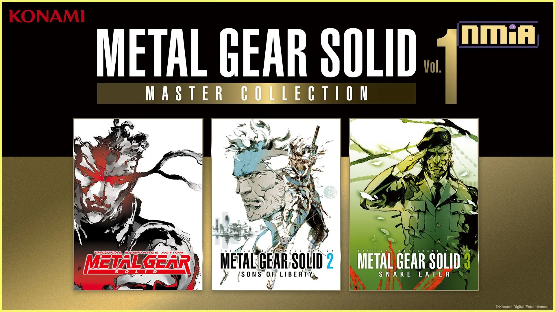 METAL GEAR SOLID: MASTER COLLECTION Vol. 1 已於 Nintendo Switch™、PlayStation®5、PlayStation®4、 Xbox Series X|S、Steam®等遊戲平台推出