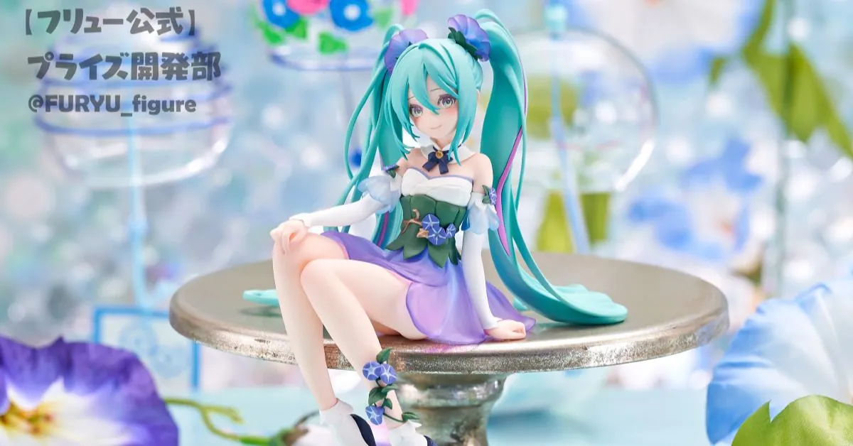 FuRyu推出初音未來泡麵蓋公仔新作 化身花精靈端坐在你的泡麵上