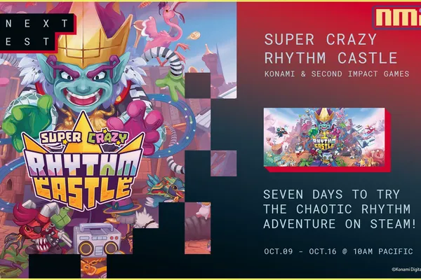 ‘Super Crazy Rhythm Castle’ 試玩版已正式在Steam Next Fest公開! 時間有限,在正式發售前展開混音節奏大冒險吧!