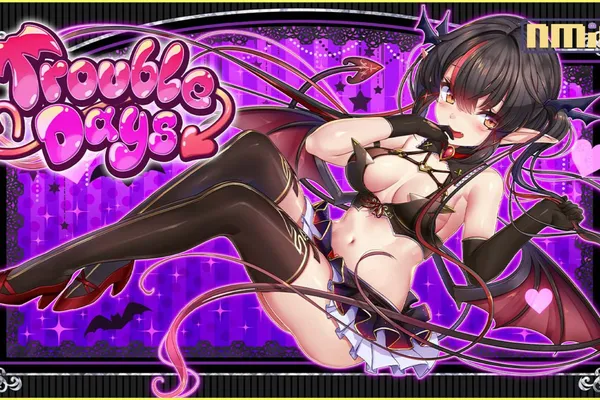 帶有純情風格的魅魔少女~這輩子從來沒見過!?《Trouble Days》官中步兵版推出!!這麼可愛的魅魔麻煩給我來一打!