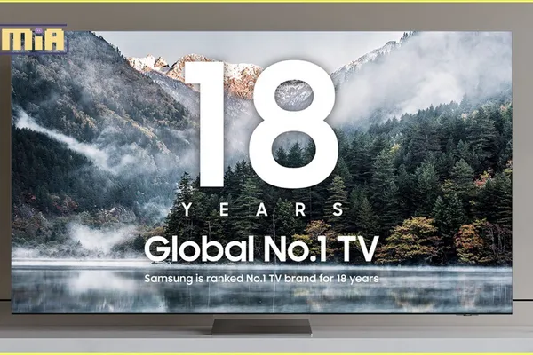Samsung Electronics Continues Its Reign as Global TV Market Leader for 18 Consecutive Years
