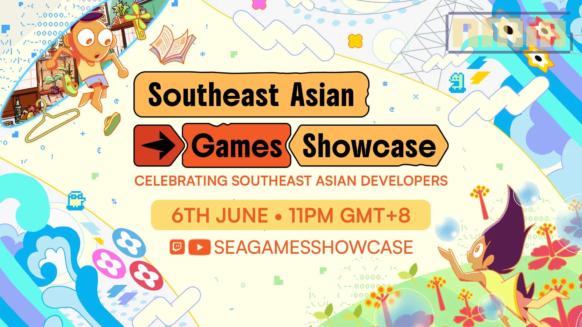 Southeast Asian Games Showcase 2026 在直播前搶先預告五款參展陣容作品!