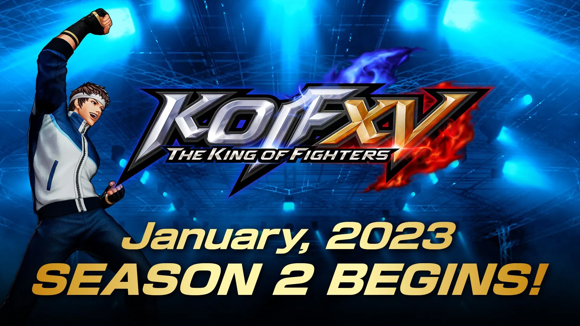 對戰格鬥遊戲《THE KING OF FIGHTERS XV》2023年1月起第二賽季開幕!