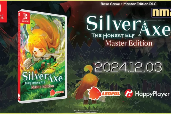 《銀斧 – The Honest Elf Master Edition》實體版將在12月3日登錄 Nintendo Switch™