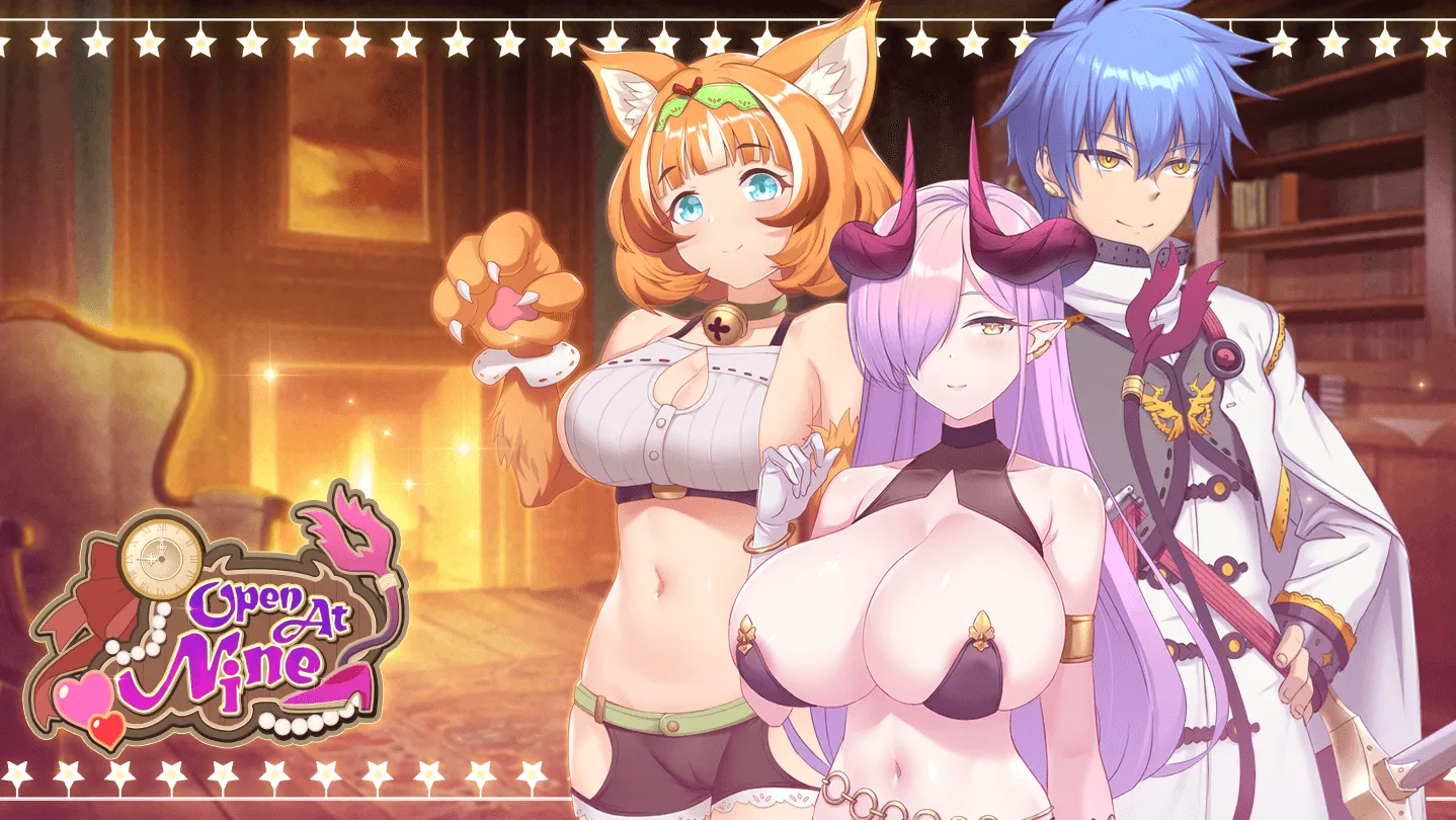 勇者、魅魔與娼館,異種族小姐姐與多樣主題砲房的娼館,Steam 娼館經營紳士遊戲『九點開張』今日揭曉神秘面紗。