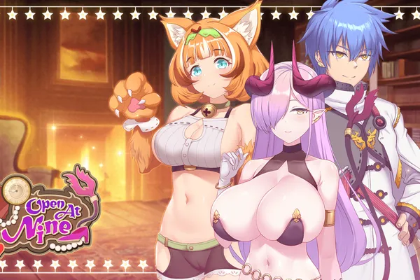勇者、魅魔與娼館,異種族小姐姐與多樣主題砲房的娼館,Steam 娼館經營紳士遊戲『九點開張』今日揭曉神秘面紗。