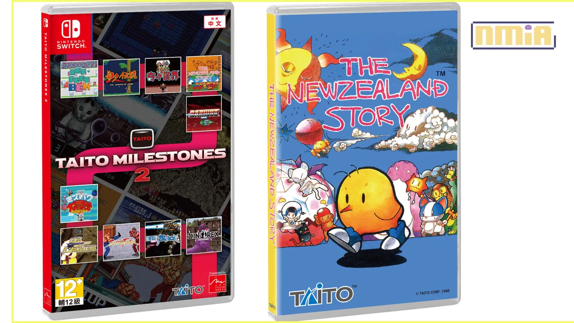 收錄了《THE NEWZEALAND STORY》等名作, 《TAITO MILESTONES 2》中文實體盒裝版現已開始預售!