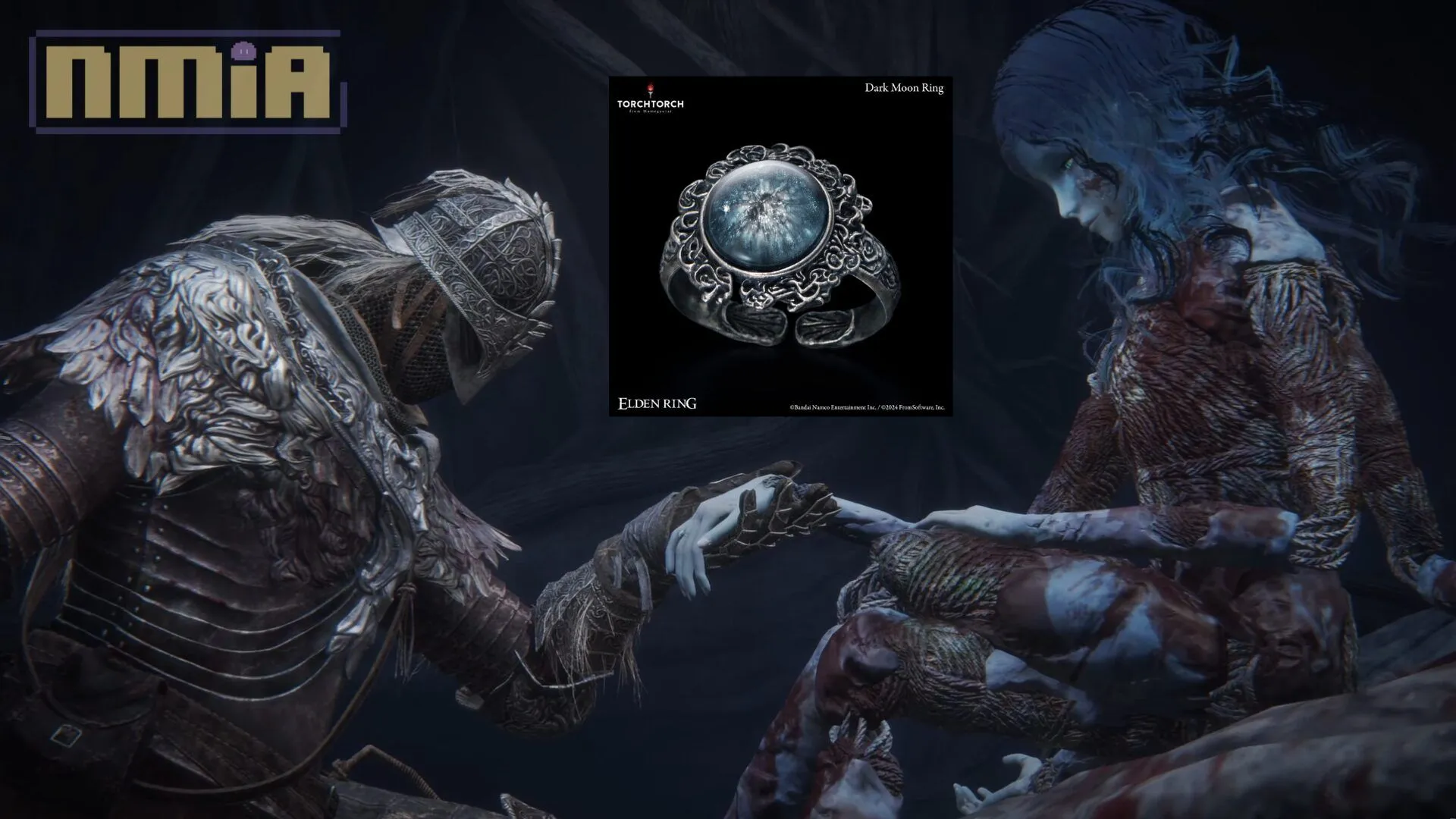 TORCH TORCH x FromSoftware《艾爾登法環》「暗月戒指」周邊開放預購,現實中再次跟魔女菈尼求婚!「來,一起走吧……我永遠的王啊」