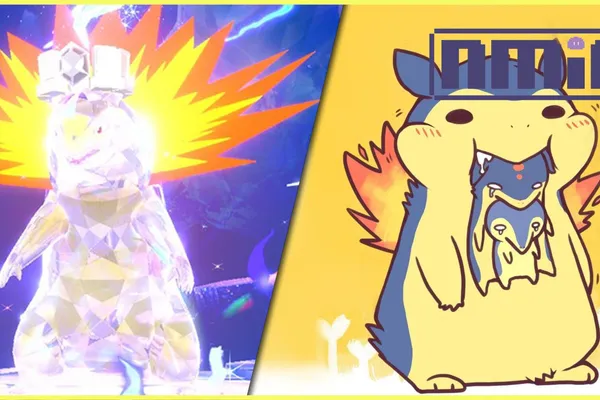 二代御三家閃亮登場!最強的「火爆獸」加入★7 黑色結晶太晶團體戰