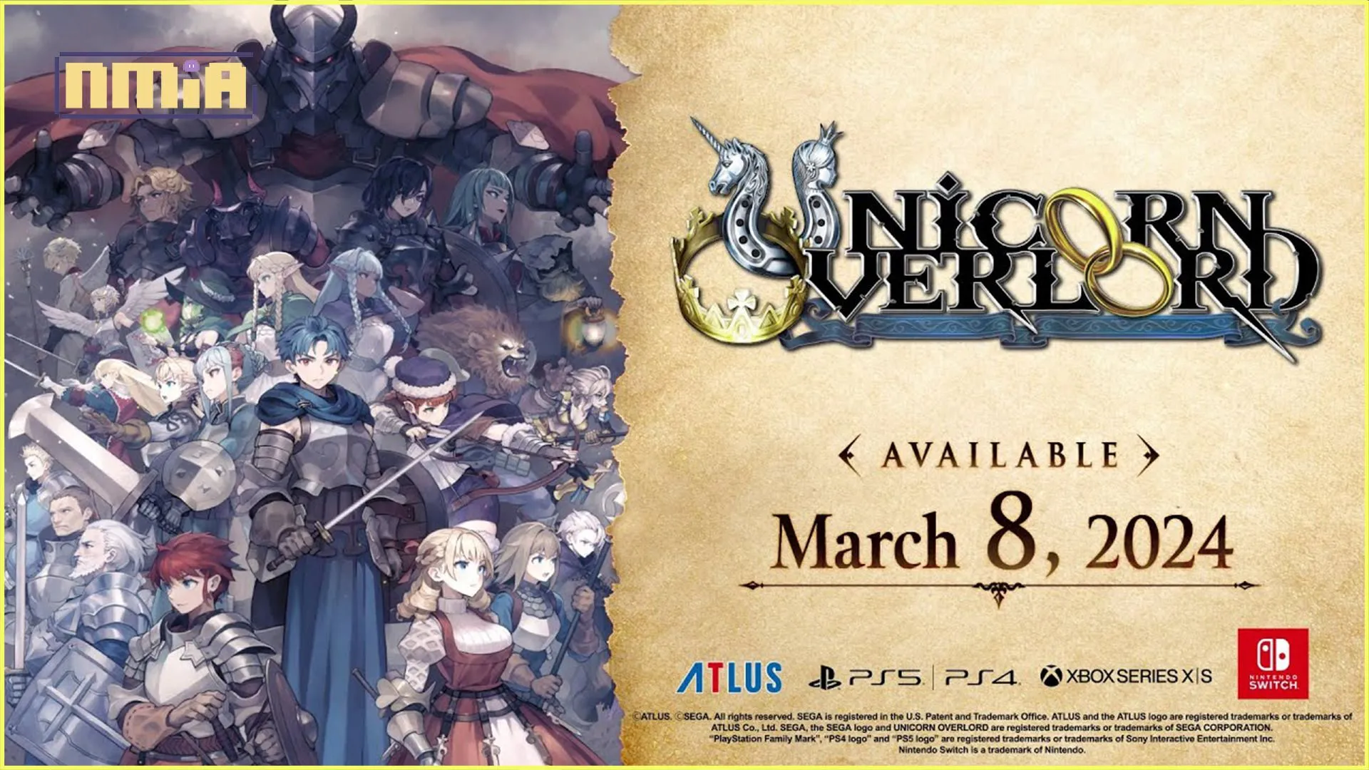 ATLUS × VANILLAWARE 全新模擬RPG《聖獸之王》最新資訊:點綴故事的角色、豐富的兵種及其培育方法介紹