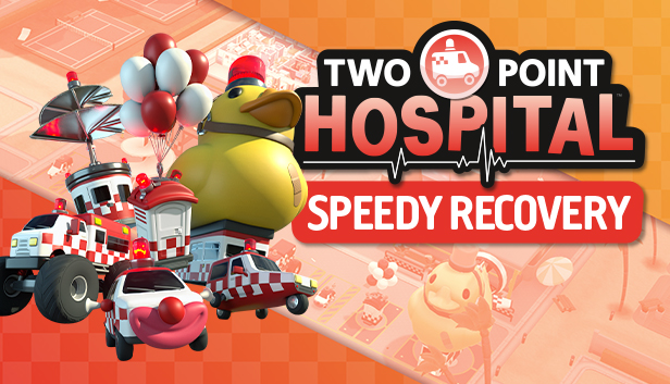 THE RACE IS ON❗  Two Point Hospital: Speedy Recovery DLC coming to Steam and Microsoft Store on 16 th  March 2022