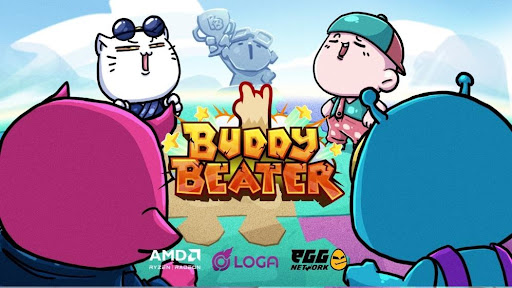 Buddy Beater the funniest NFT game ever partnered with three big brands –   LOGA, AMD, and eGG Network   